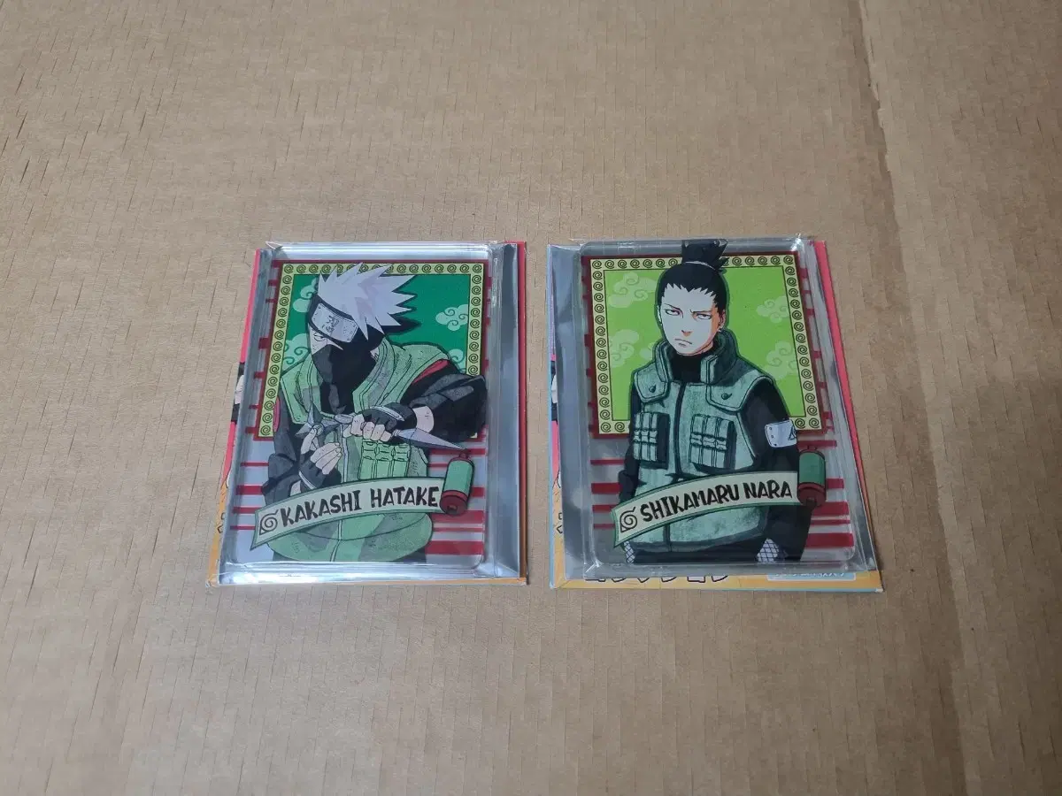 Naruto Kakashi Shikamaru Status acrylic kard sell WTS