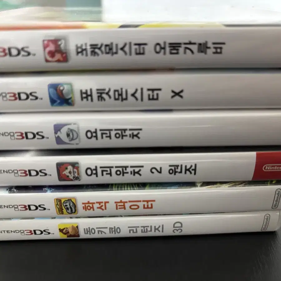 닌텐도 3ds 곽칩 포켓몬스터 요괴워치 화석파이터 동키콩