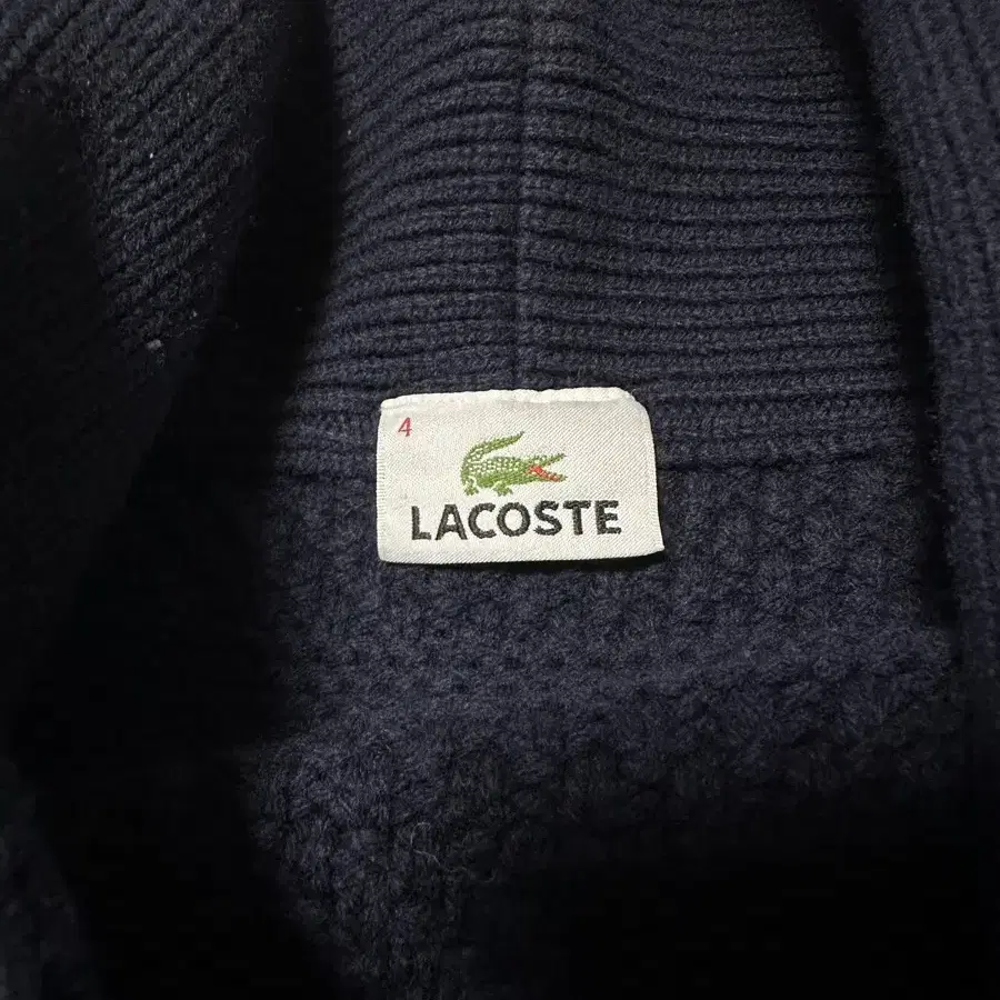 (100) 라코스테 Lacoste 숄카라 가디건