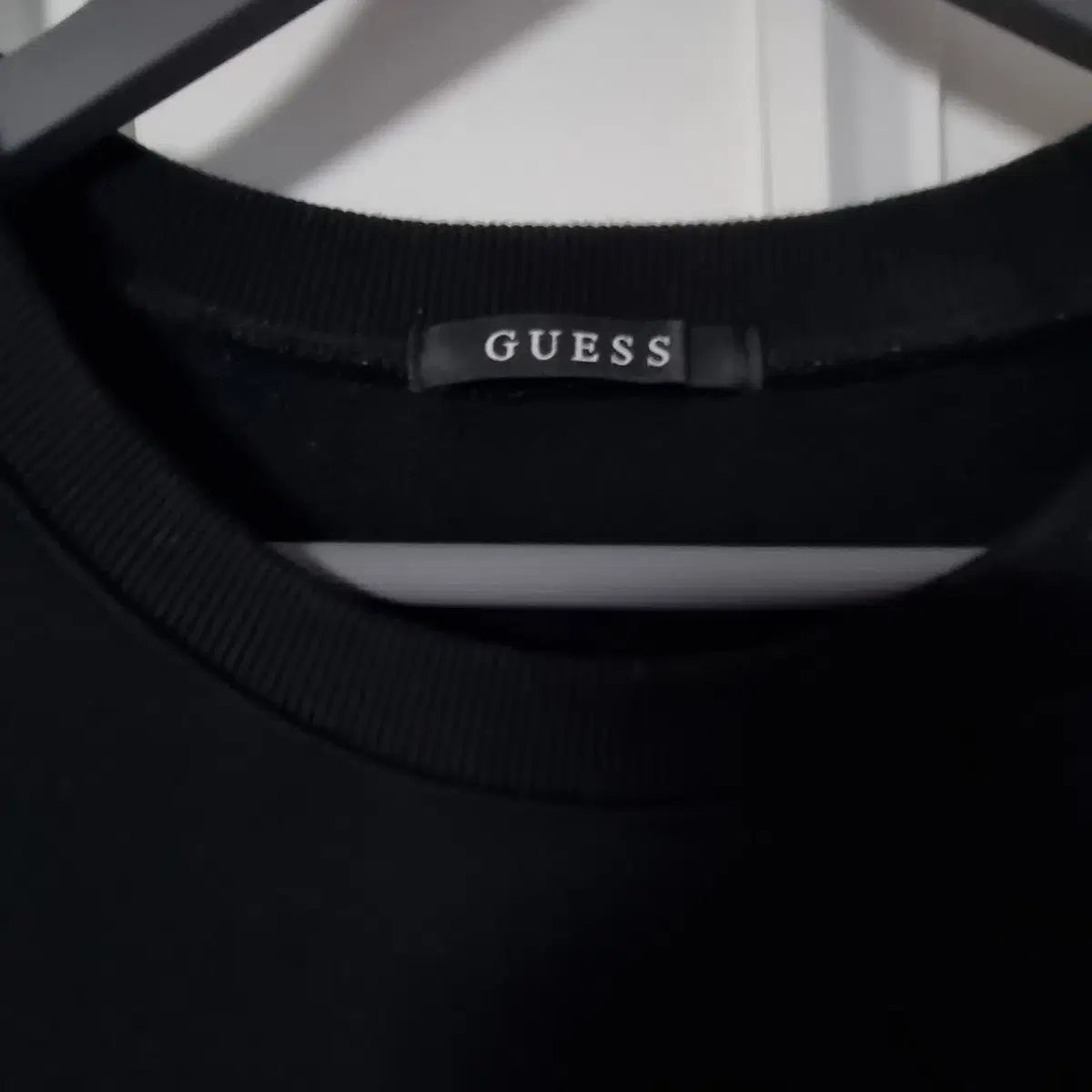 [XL 100~105] Guess 게스 블랙 맨투맨