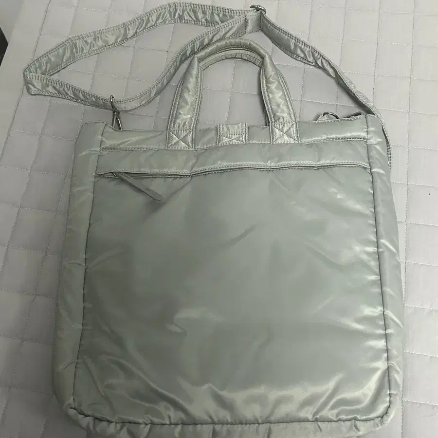 SSRL raven expandable tote bag silver