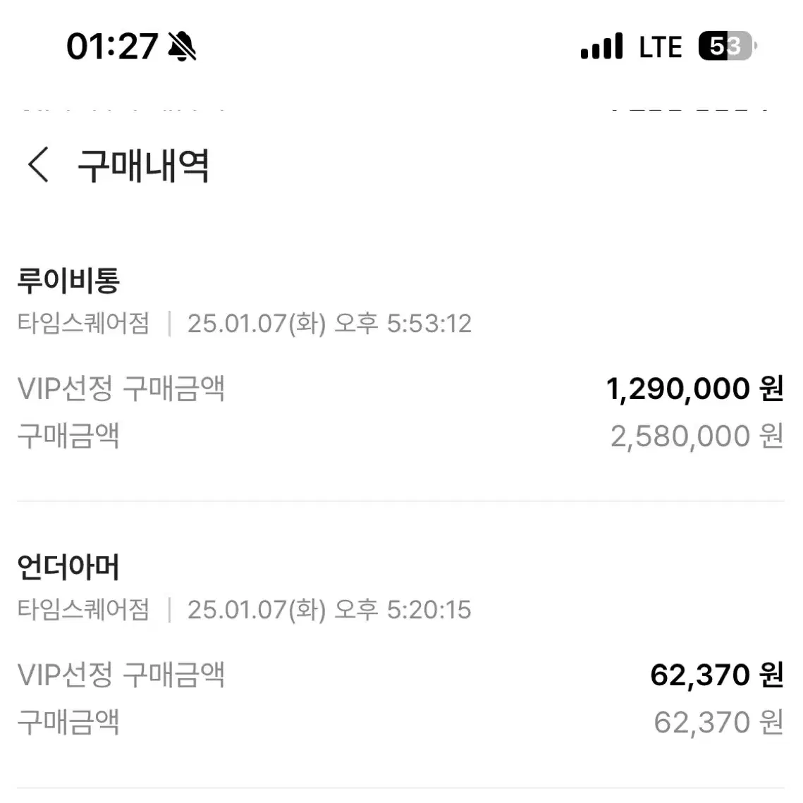 25년1월구매) 루이비통 스티머 웨어러블 월릿 미니백