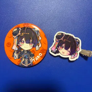 라부시크타로 할로윈 팝업 헤어 클립 캔 배치