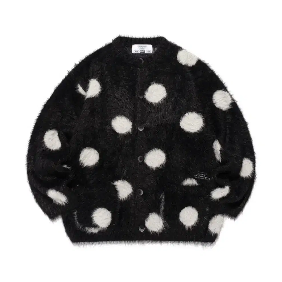 나이스고스트클럽 ffats dot cardigan black