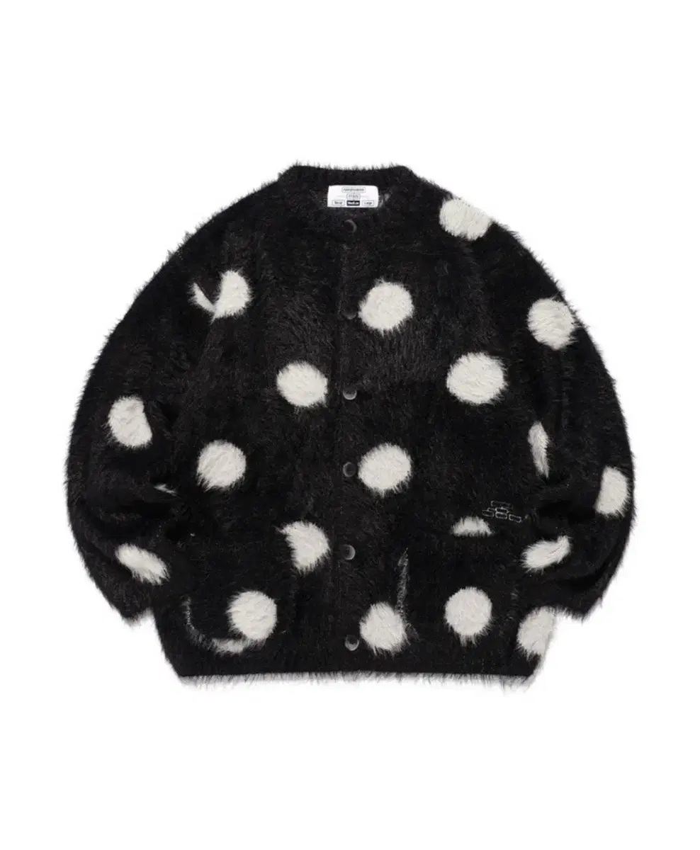 나이스고스트클럽 ffats dot cardigan black