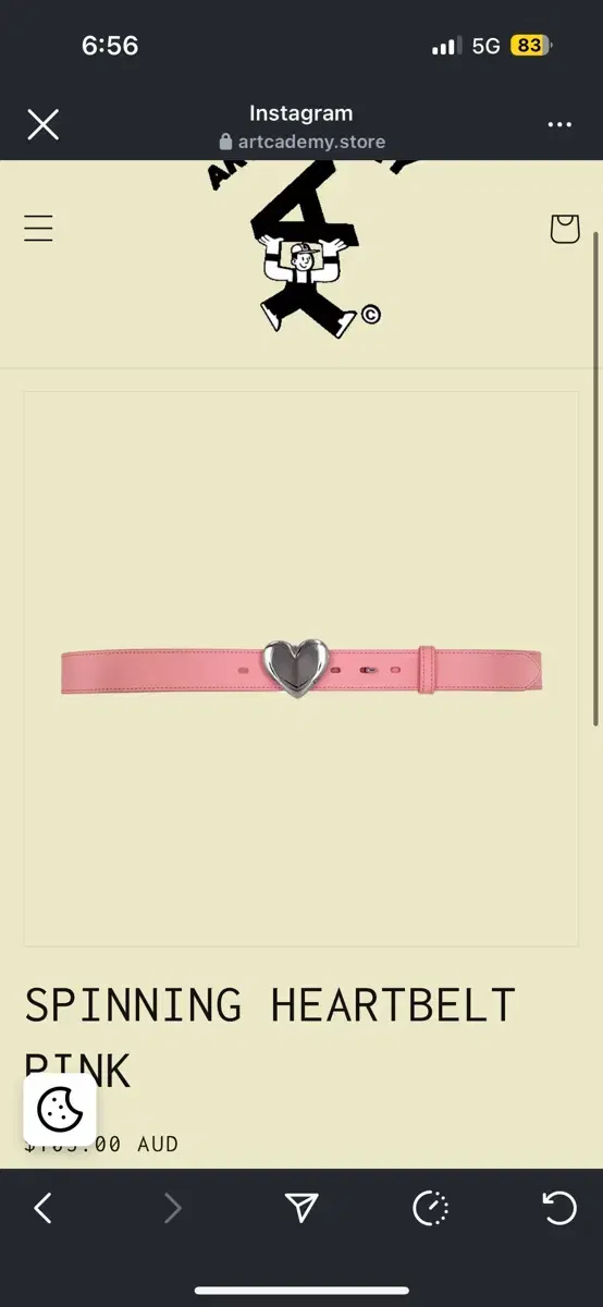 ARTCADEMY SPINNING HEARTBELT PINK