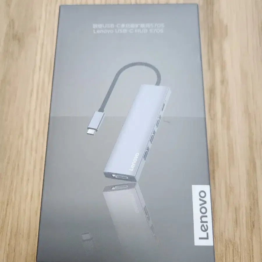 새제품 레노버 USB C 허브 1 in 5