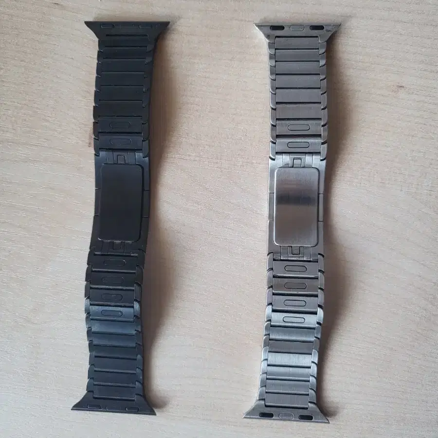 애플워치 밴드 링크블레이브슬릿 실버 앤 블랙 41mm