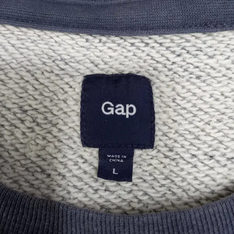 XL105 GAP China 약기모 맨투맨 네이비그레이 XL-377