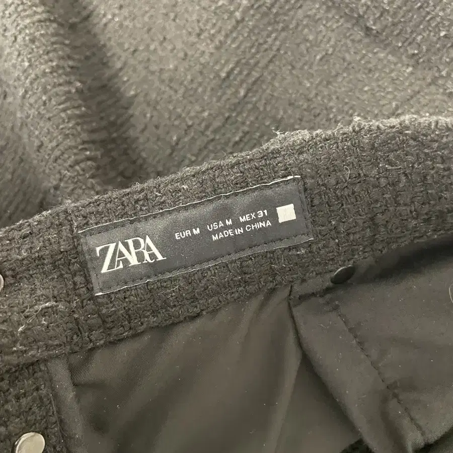 Zara 울 스트럭처 팬츠(m)