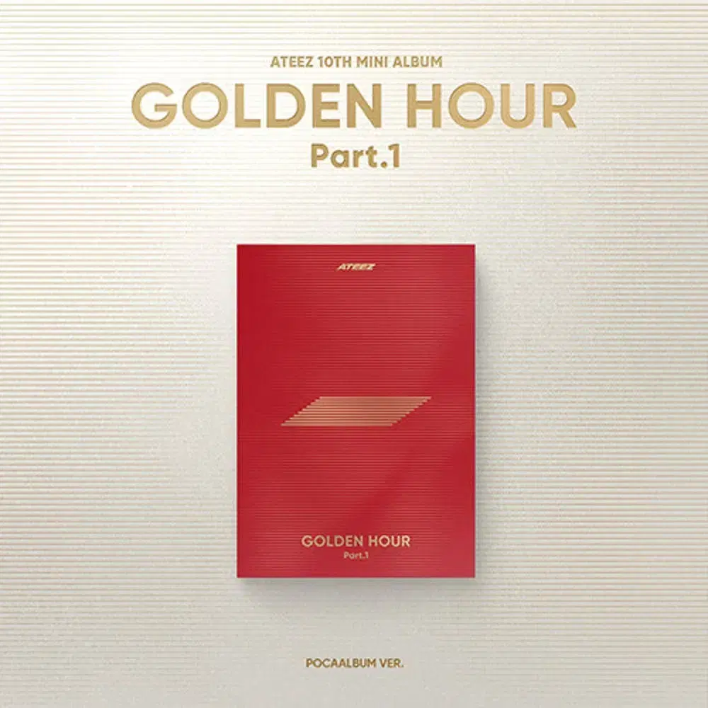 (미개봉) 에이티즈 GOLDEN HOUR part.1 포카앨범