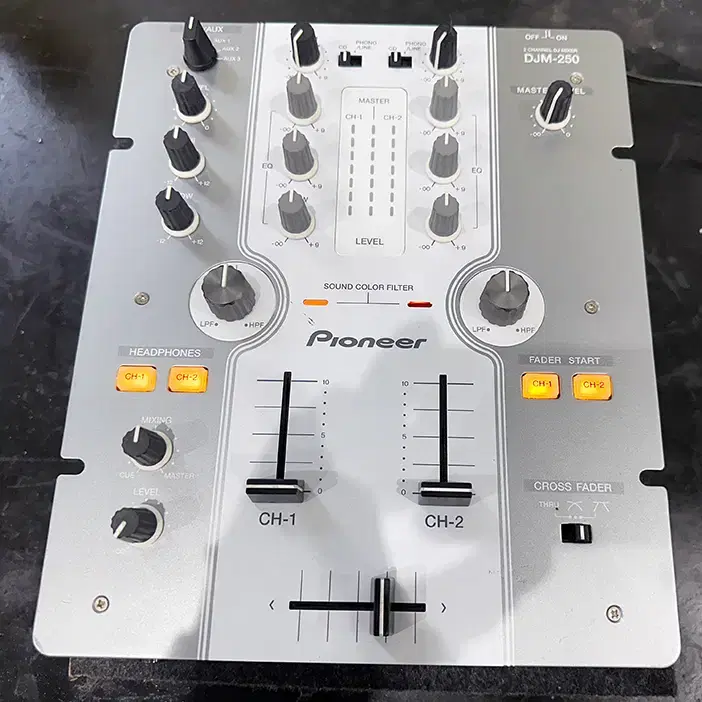 Pioneer 2채널 DJ믹서 DJM250