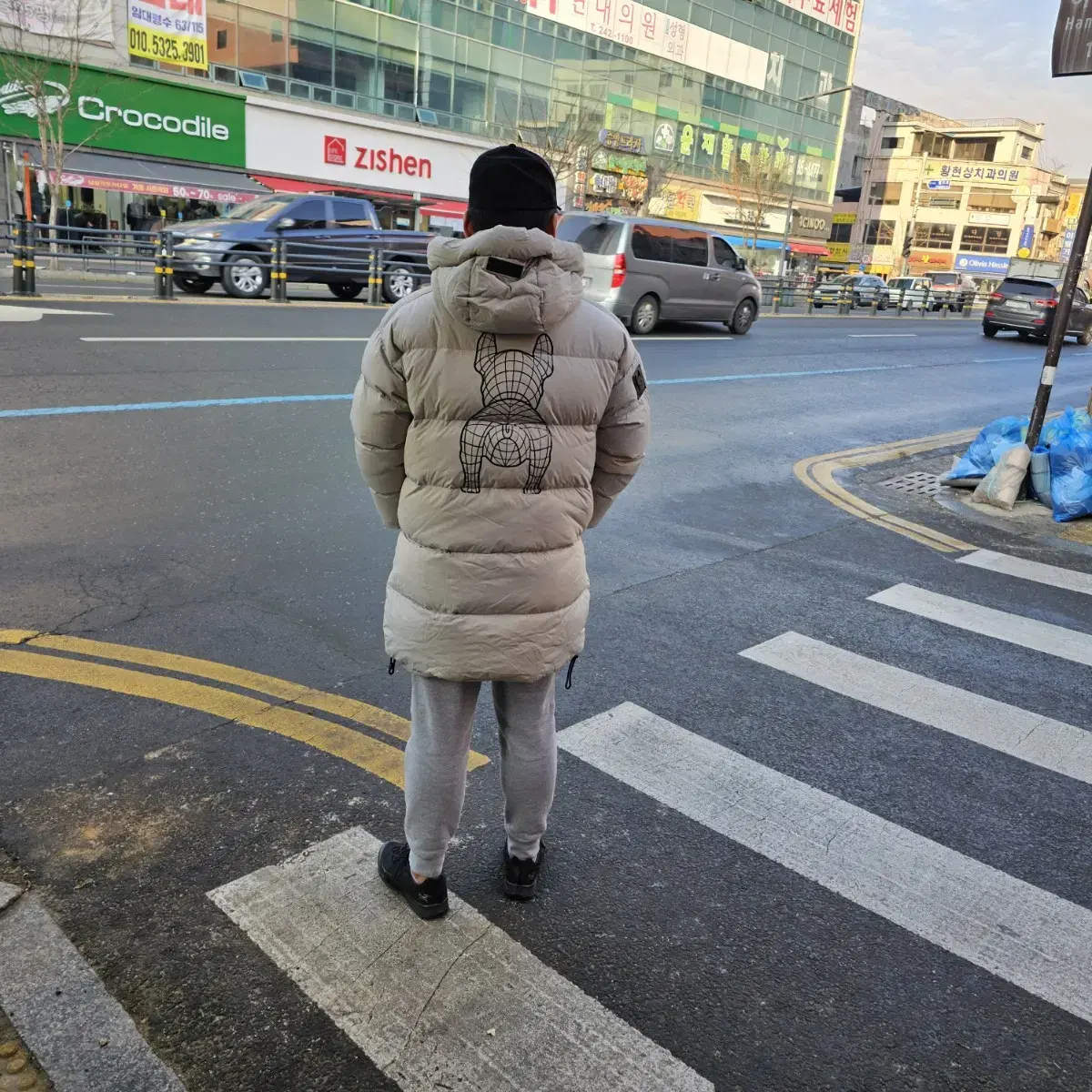 라이프워크 롱패딩 덕다운