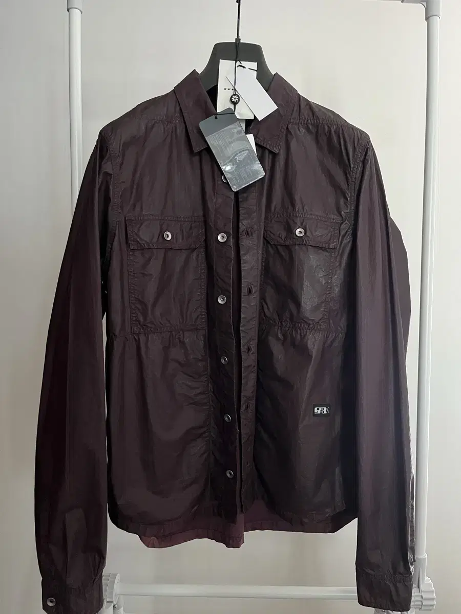 릭오웬스 다크쉐도우 outer shirt_burgundy [L]