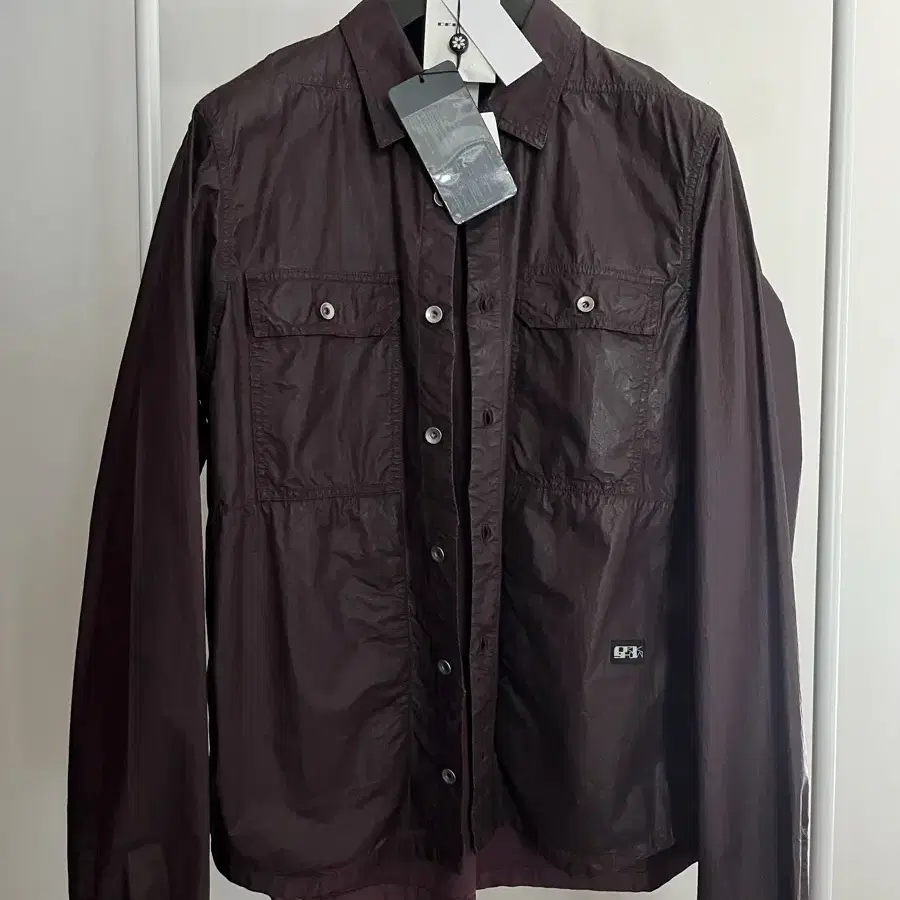 릭오웬스 다크쉐도우 outer shirt_burgundy [L]