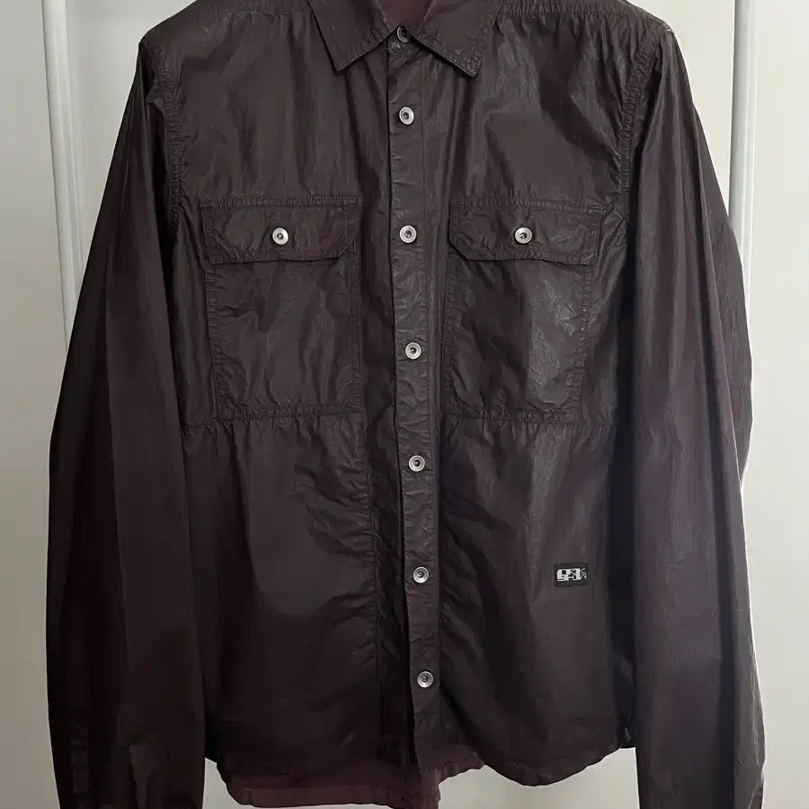 릭오웬스 다크쉐도우 outer shirt_burgundy [L]