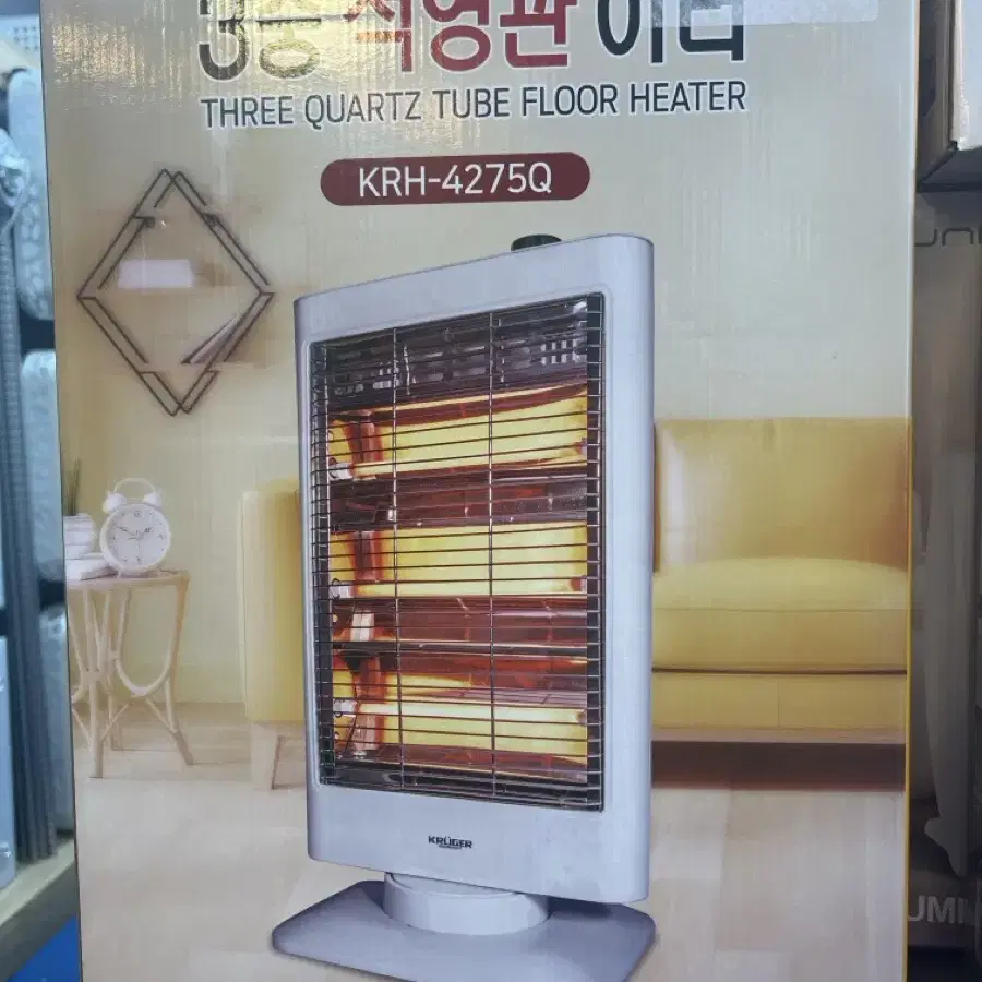 히터(새상품)무료배송 석영관전기히터 1200W