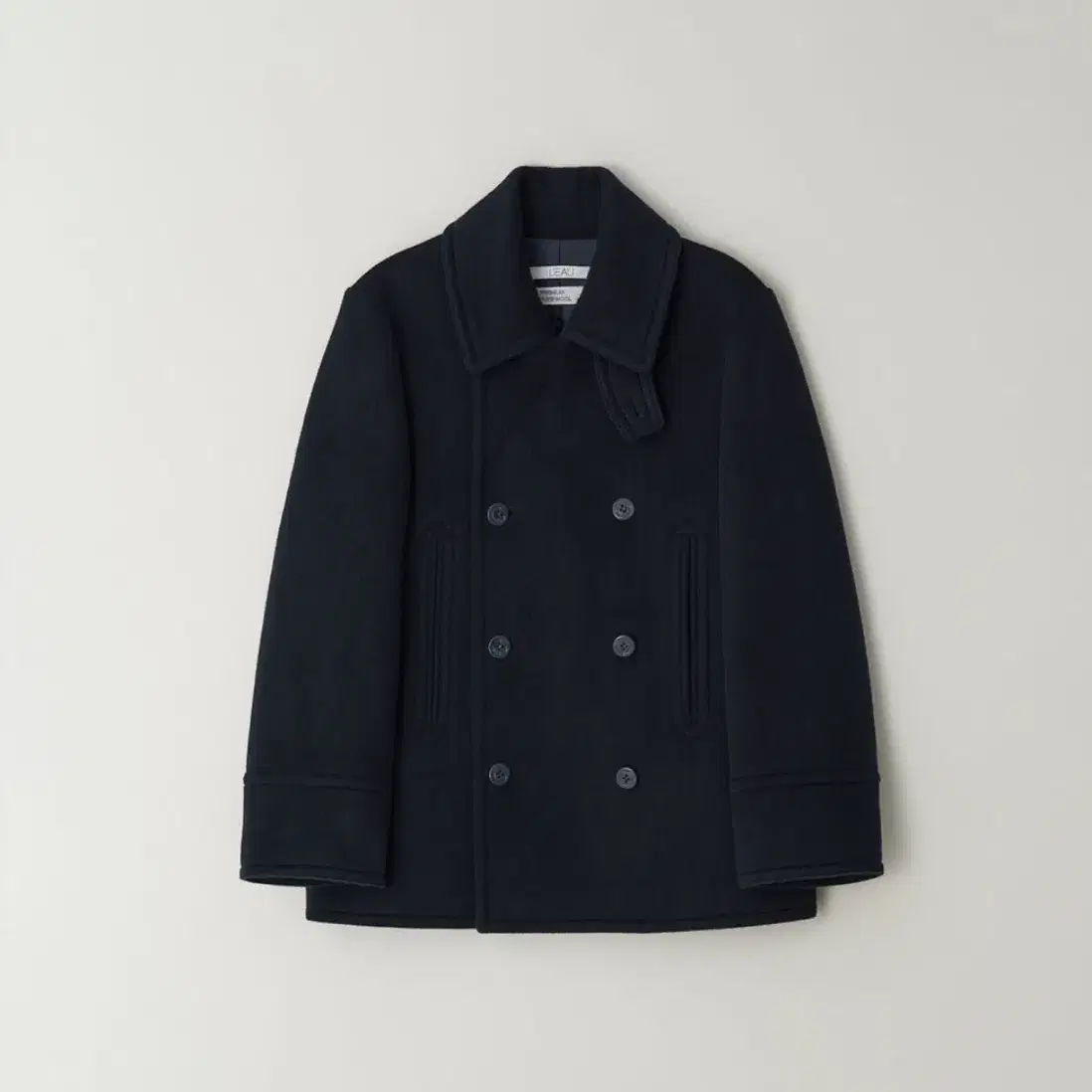 leau Chelsea pea coat 로우 피코트