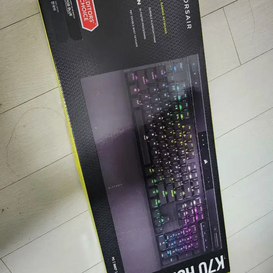 커세어 K70 RGB PRO 청축 신품급 한달미만사용