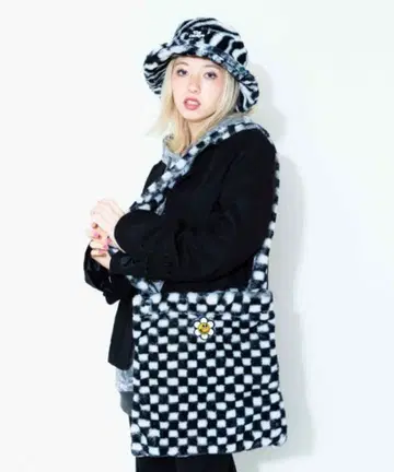 CandyStripper MYSUNNYCANDYFUR 백 퍼 백