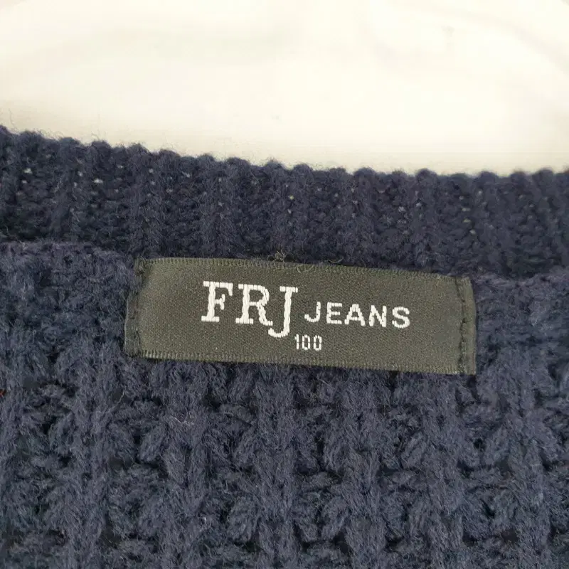 F3649 FRJ JEANS 남95 네이비 무지 스웨터/더크