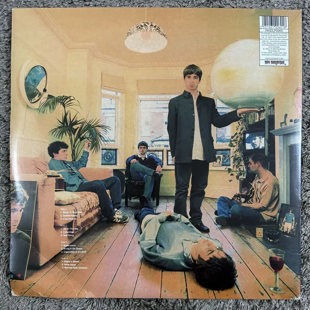 Oasis 2LP 2009년 한정판 180g