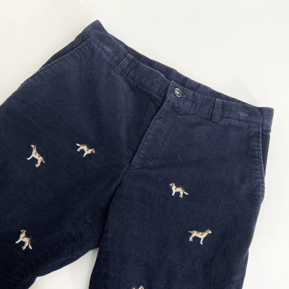 강아지 자수 코듀로이 팬츠 W30 Dog Embroidered Cordu