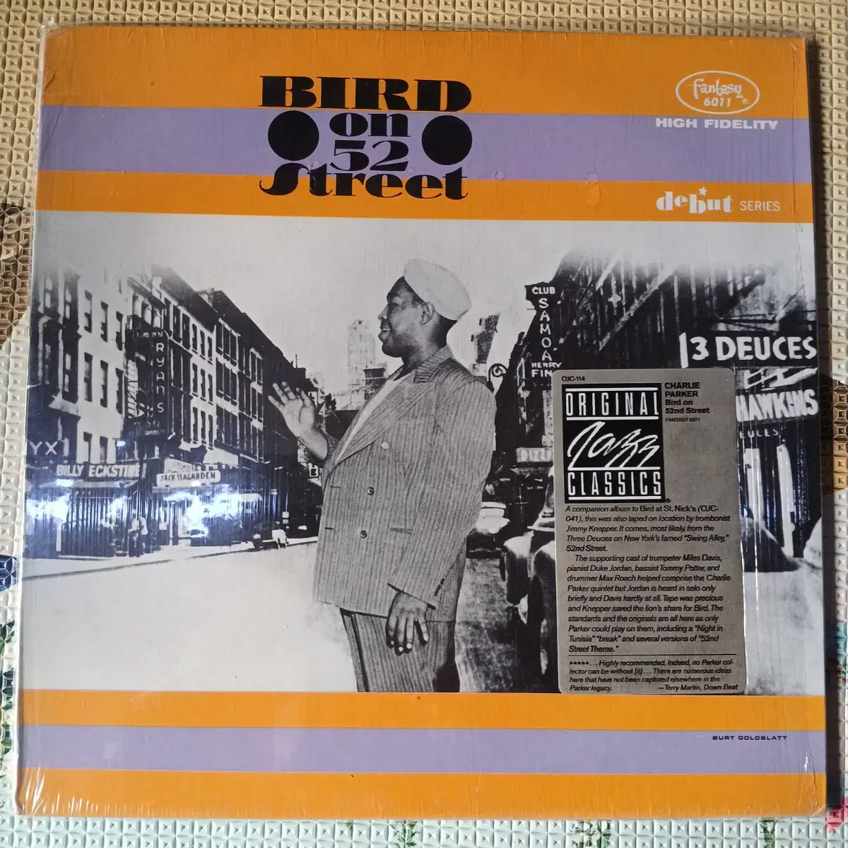 Lp중고 미개봉 BIRD ON 52 STREET JAZZ 음반 판매합니다