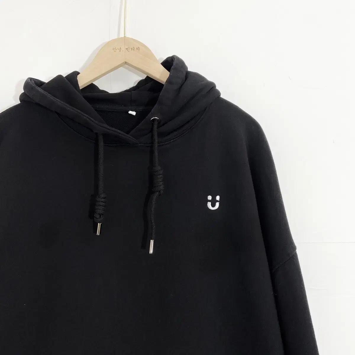 검정 후드티 Size XL(105) Black Hoody