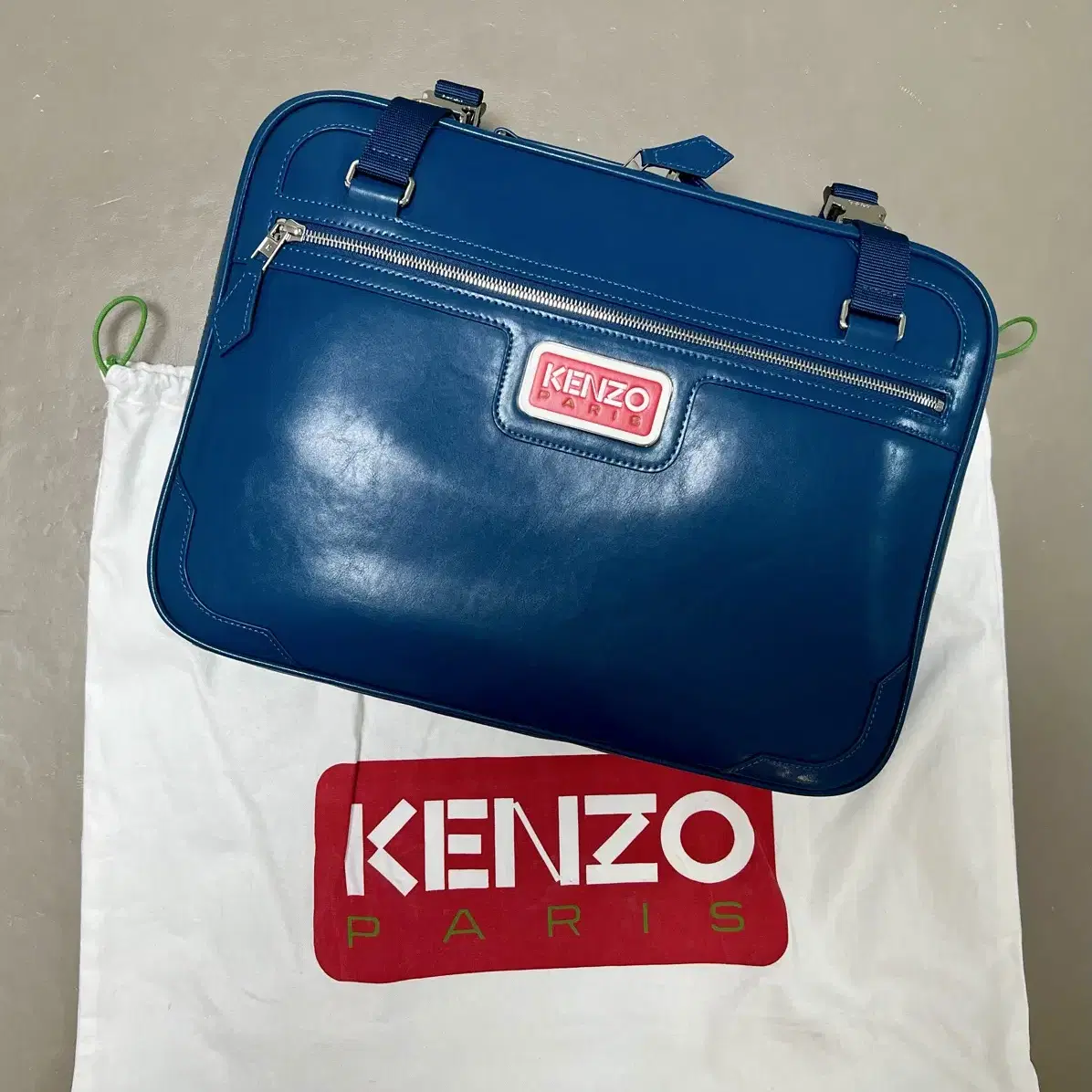 <새상품> KENZO Paris 겐조 가죽 수트케이스