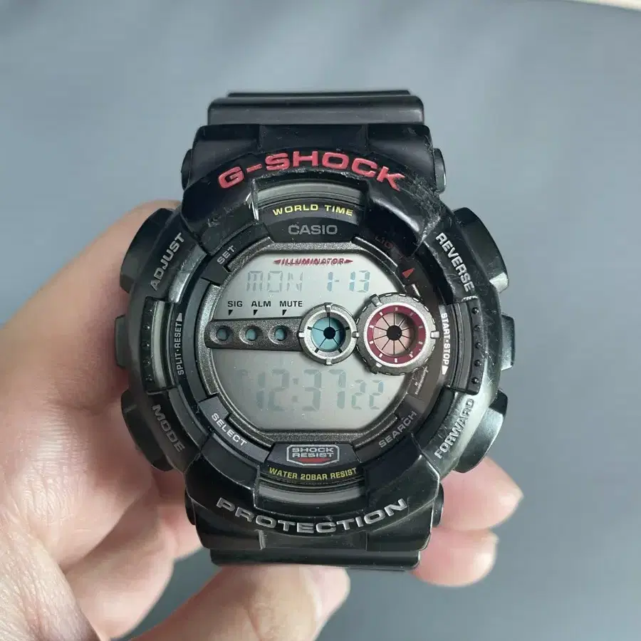 지샥(g-shock) gd-100 3263 빅페이스