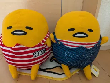 구데타마 보더팬츠 데님팬츠 봉제 인형