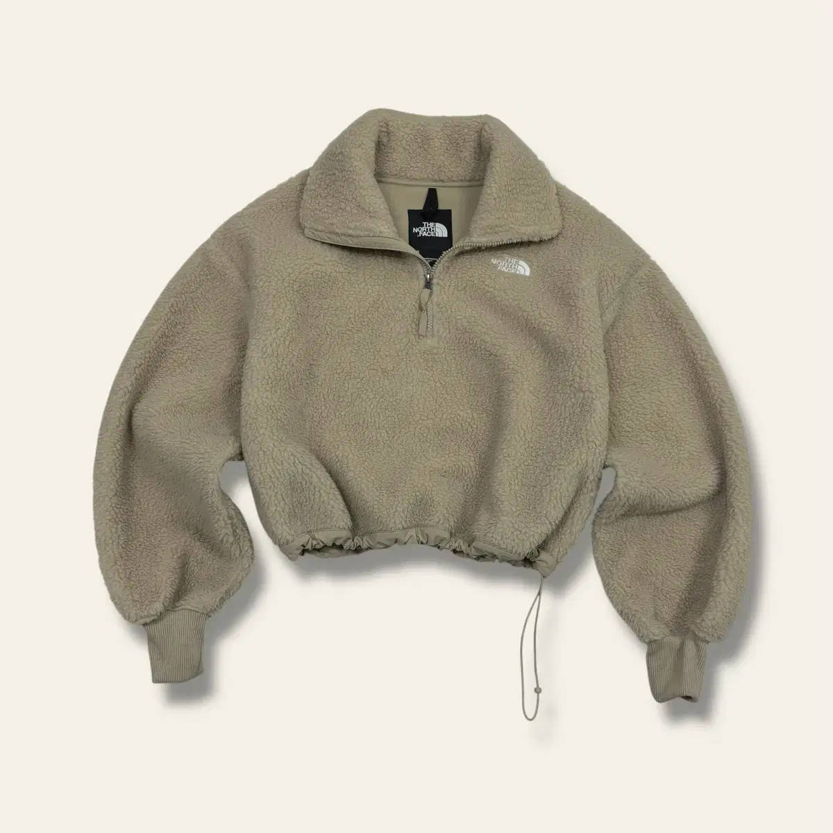 TNF Platte Sherpa fleece quarter zip up