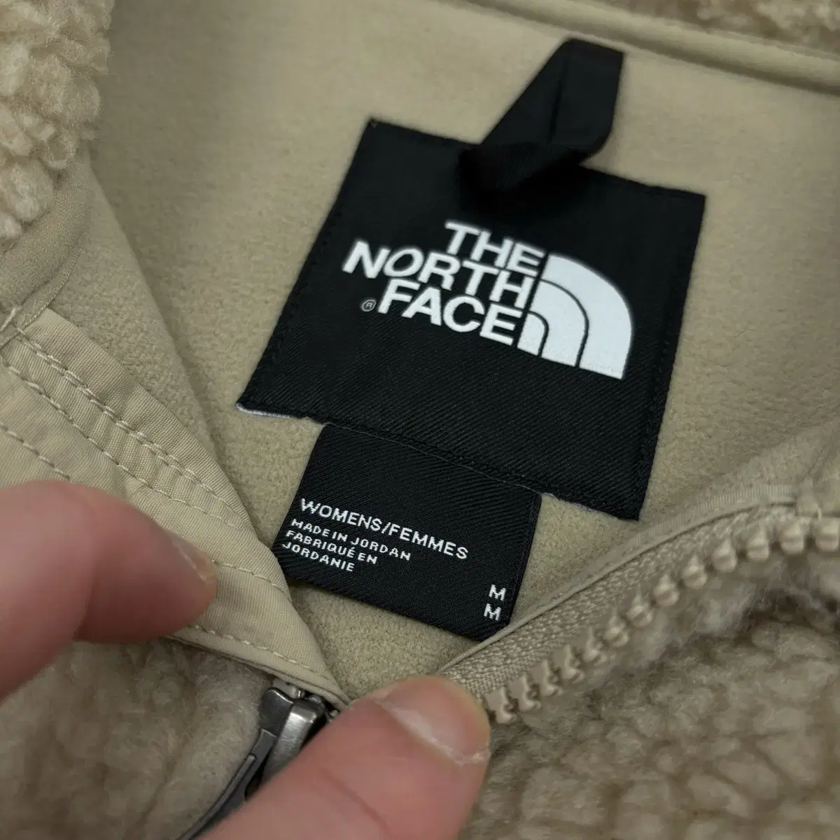 TNF Platte Sherpa fleece quarter zip up