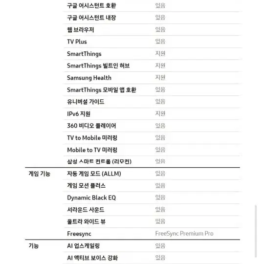 2022 초고화질 삼성 neo qled 65인치(우퍼.스피커포함)