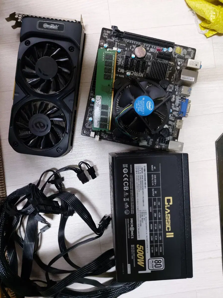 컴터부품 i3 9100f 1050ti 4g 500w ddr4 8g