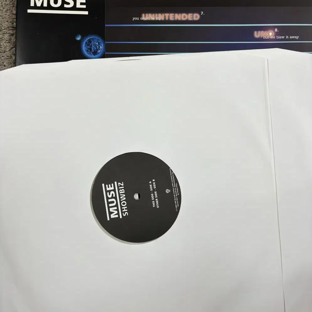 Muse 2LP 2009년 Clear 한정판