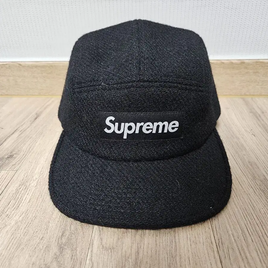 supreme 해리스 트위드 캠프캡