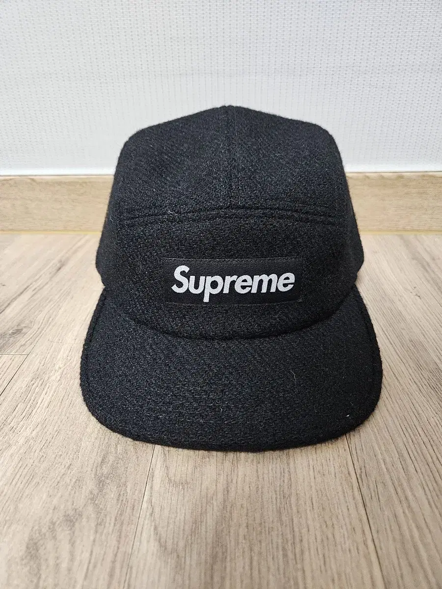 supreme 해리스 트위드 캠프캡