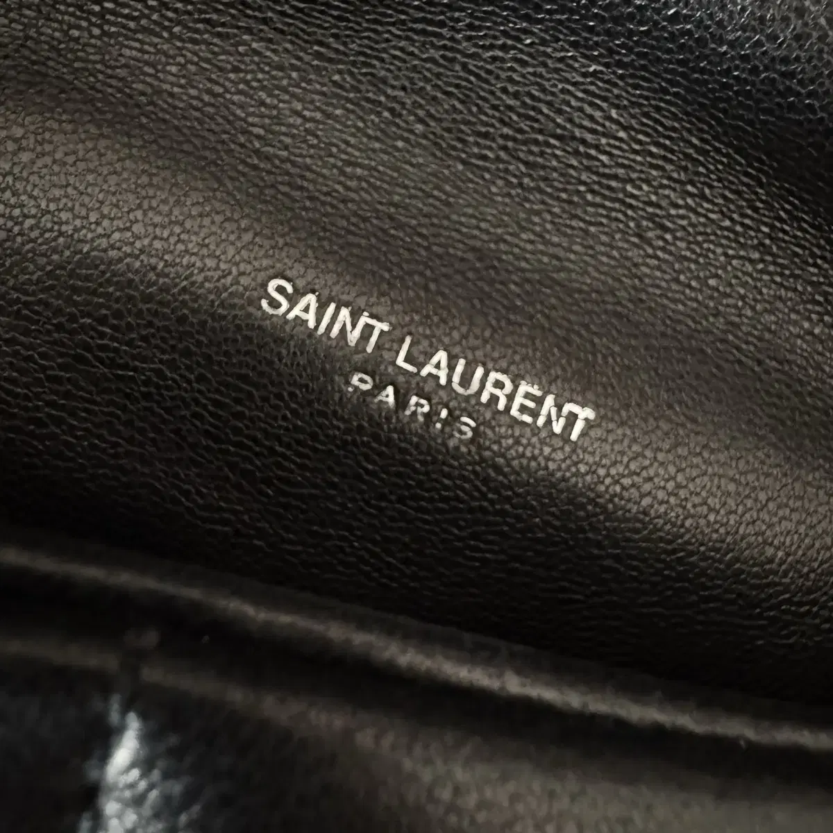 생로랑 Saint Laurent 620333 블랙 루루 푸퍼 미니 숄더백