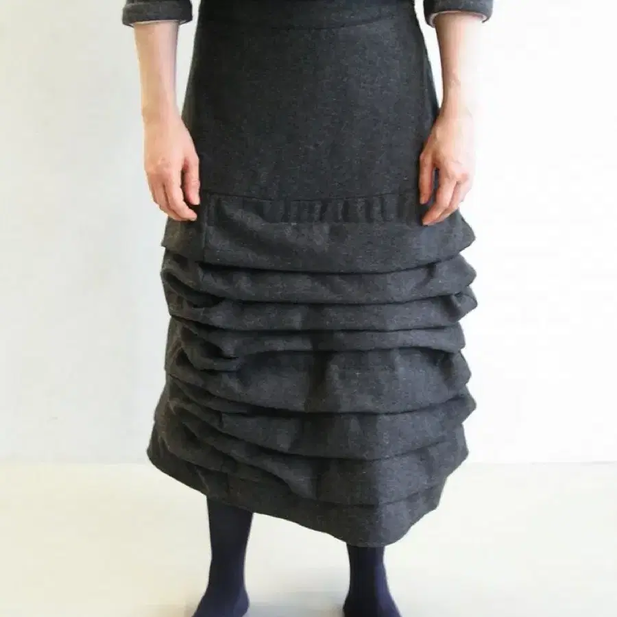 에옹쓰 울스커트 eonts piled wool skirt