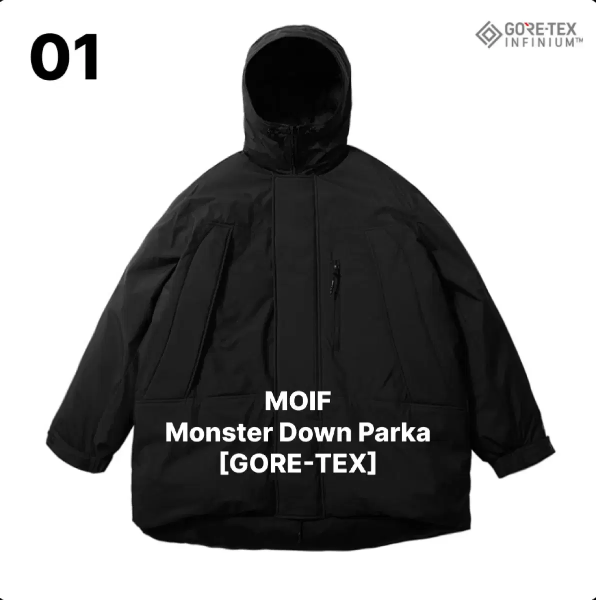 [MOYIP] 22AW Monster Down Parka 3 Gore-Tex