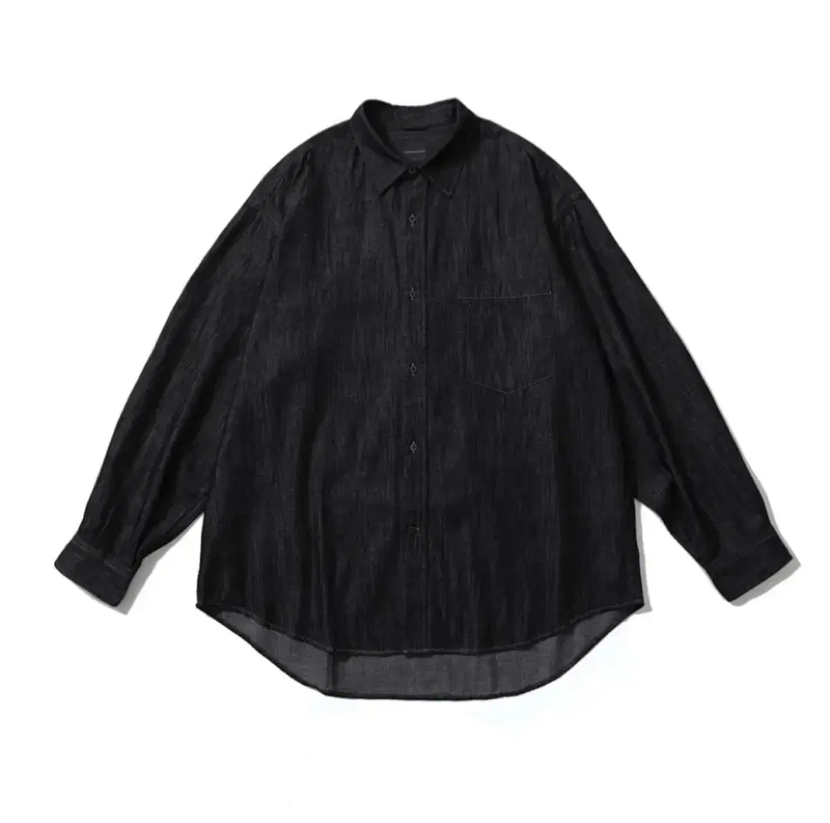 MOYPE uniform shirt black denim 2 *dryok