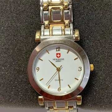 남성용 스위스 아미 NEW SWISS ARMY 쿼츠 스테인레스 스틸