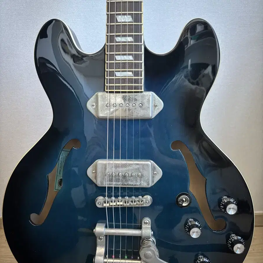 에피폰 gary clark jr. signature blue&black