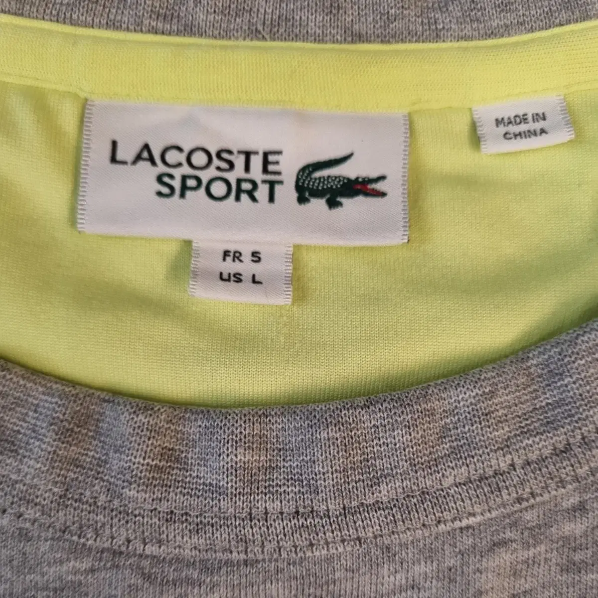 LACOSTE 라코스테 남여공용 기모 라운드 맨투맨