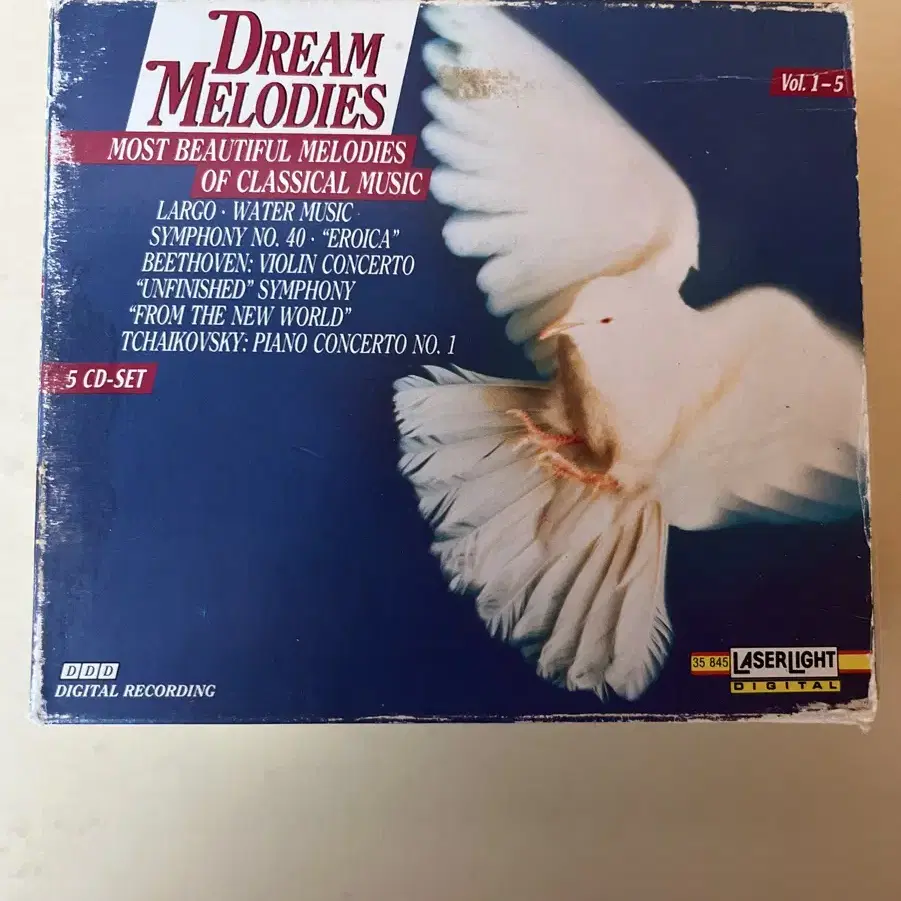 클래식 로맨틱 바로크 드림 멜로디 시디 CD 5장 전질 dream