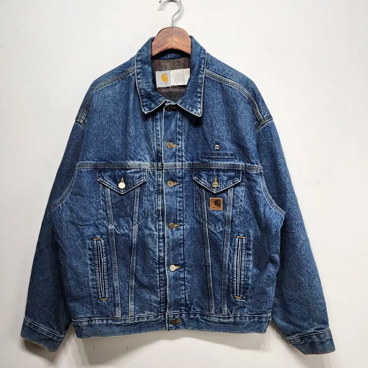 칼하트 CARHARTT 90'S 데님자켓 청자켓 L