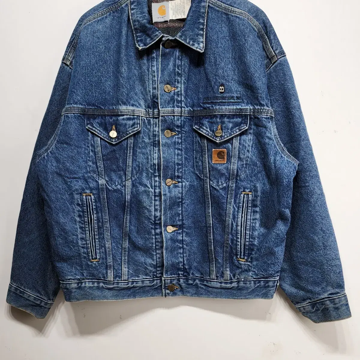 칼하트 CARHARTT 90'S 데님자켓 청자켓 L