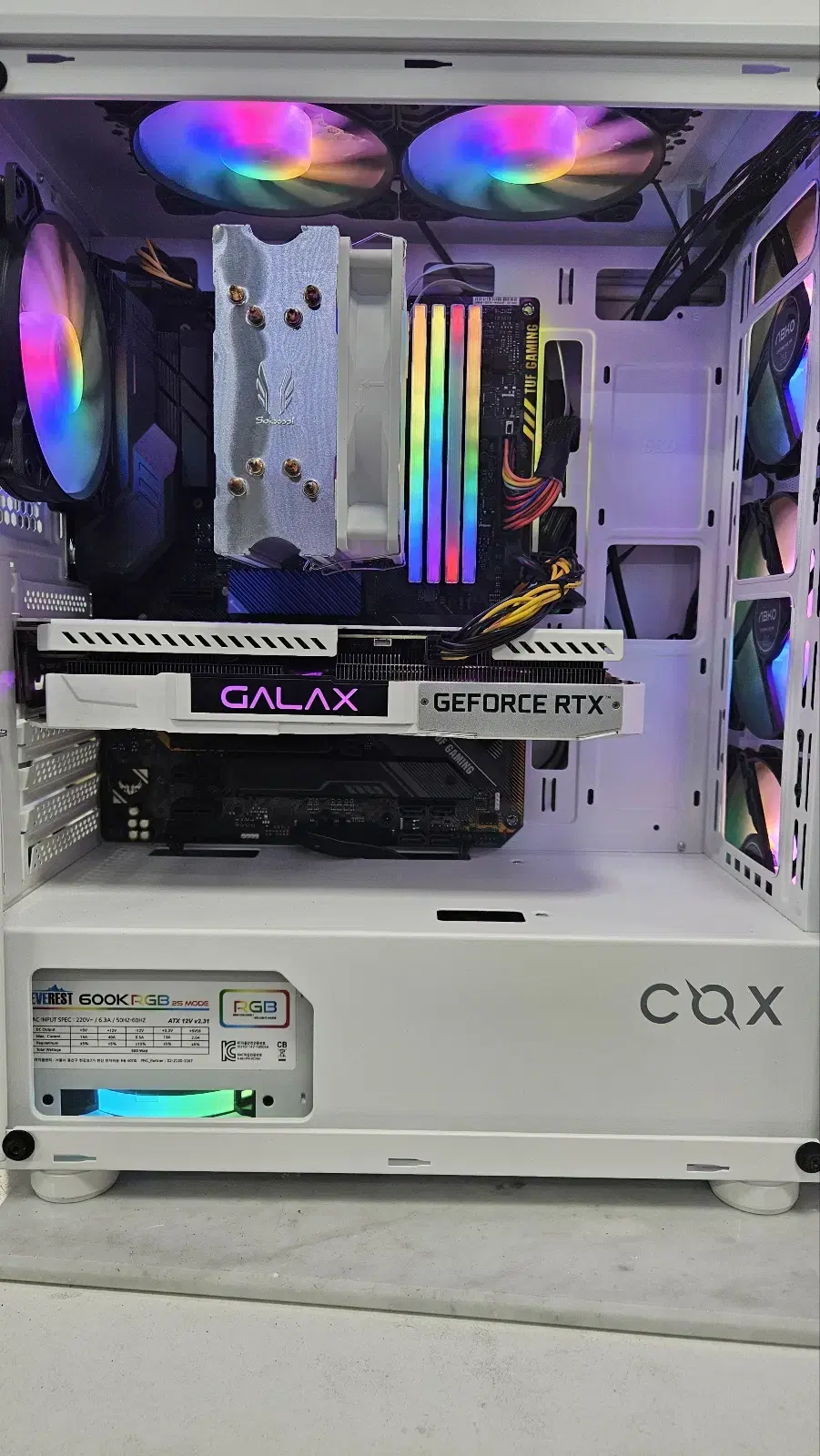 인텔i99900K/Z390/RTX3060EX/64GB/1TB